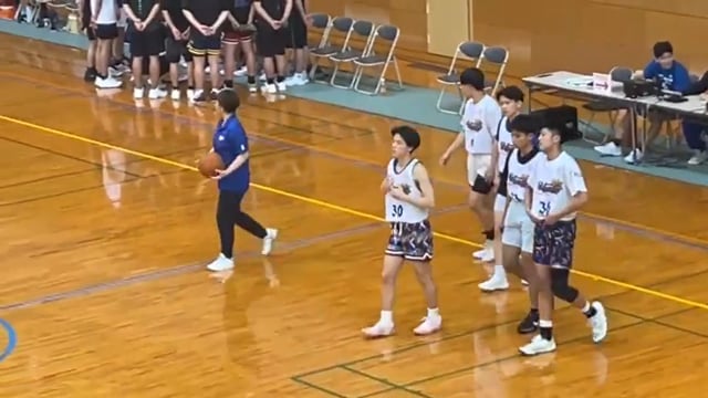 2日目　vs出水高校2Q 44-26
