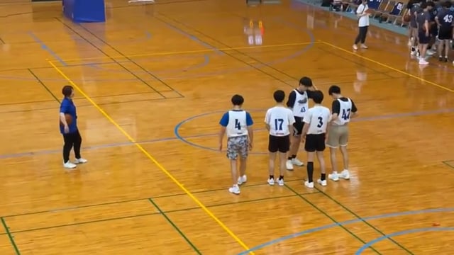 2日目　vs熊本第二高校1Q 11-5