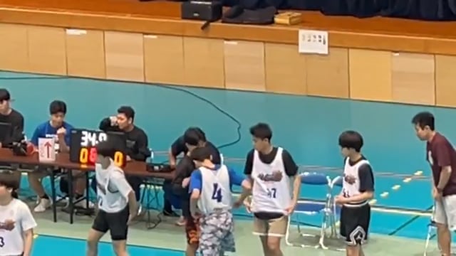 2日目　vs長崎日大1Q 20-15